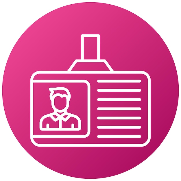 Estilo del icono de la tarjeta de identificación