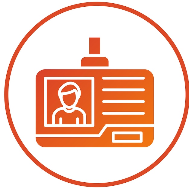 Estilo del icono de la tarjeta de identificación