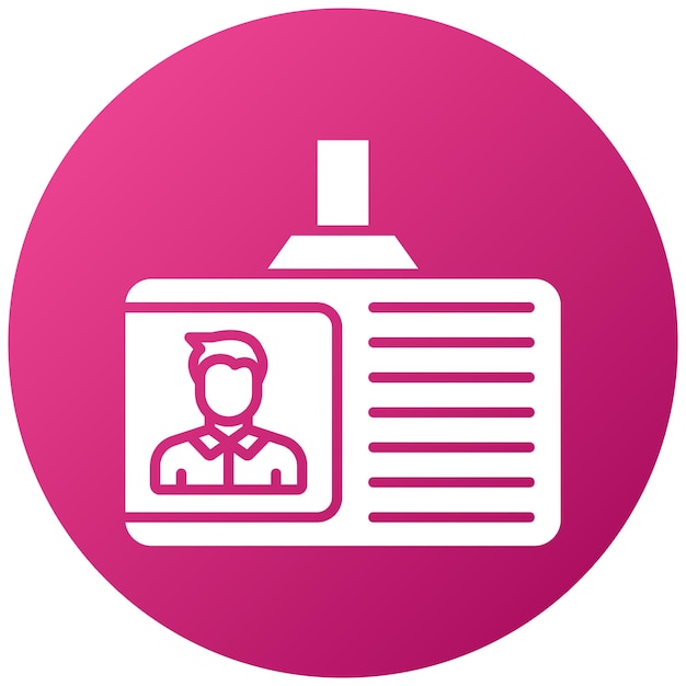 Estilo del icono de la tarjeta de identificación