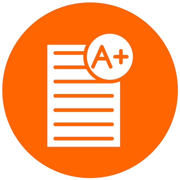 Estilo del icono de la tarjeta de informe de diseño vectorial