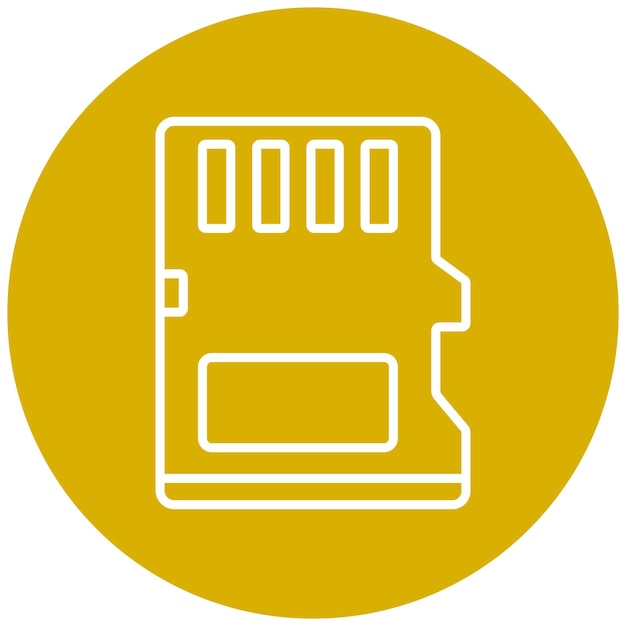 Estilo del icono de la tarjeta de memoria