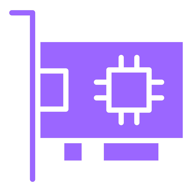 Estilo del icono de la tarjeta de red de diseño vectorial