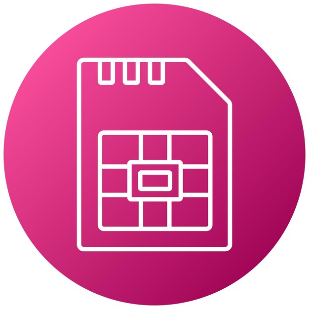 Estilo del icono de la tarjeta SIM