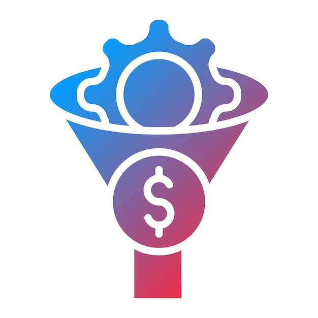 Estilo del icono de la tasa de conversión del diseño vectorial