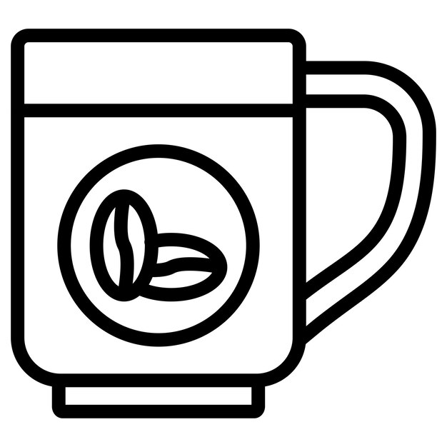 Estilo del icono de la taza de café