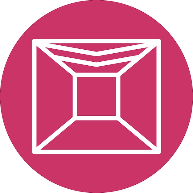 Estilo del icono del techo de diseño vectorial