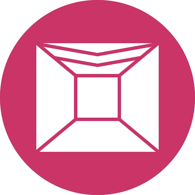 Estilo del icono del techo de diseño vectorial