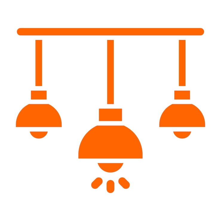 Vector estilo del icono del techo de diseño vectorial