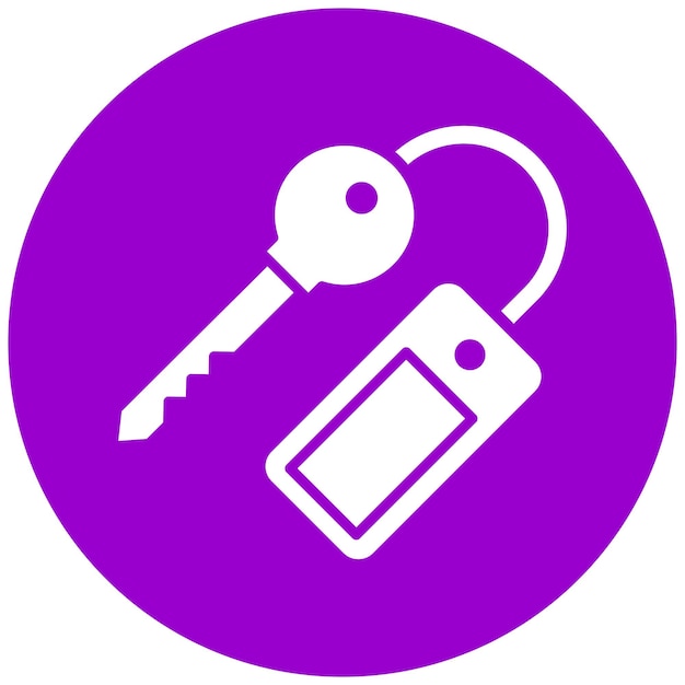 Estilo del icono de la tecla de diseño vectorial