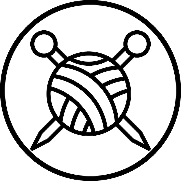 Estilo del icono de tejer