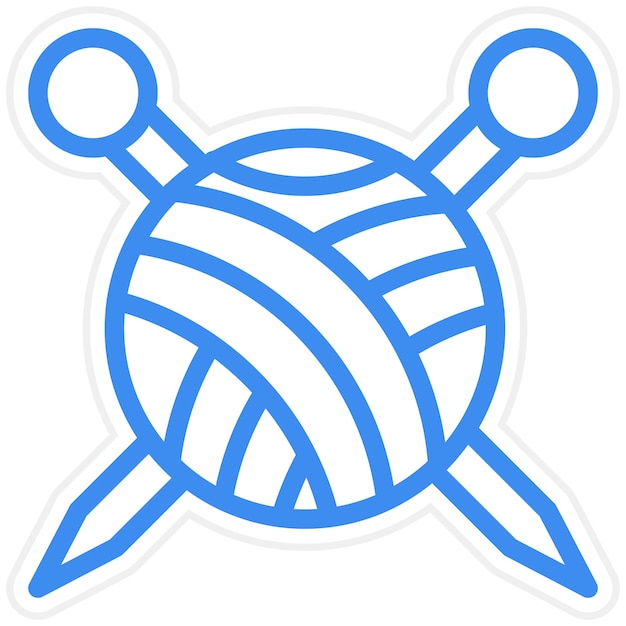 Estilo del icono de tejer