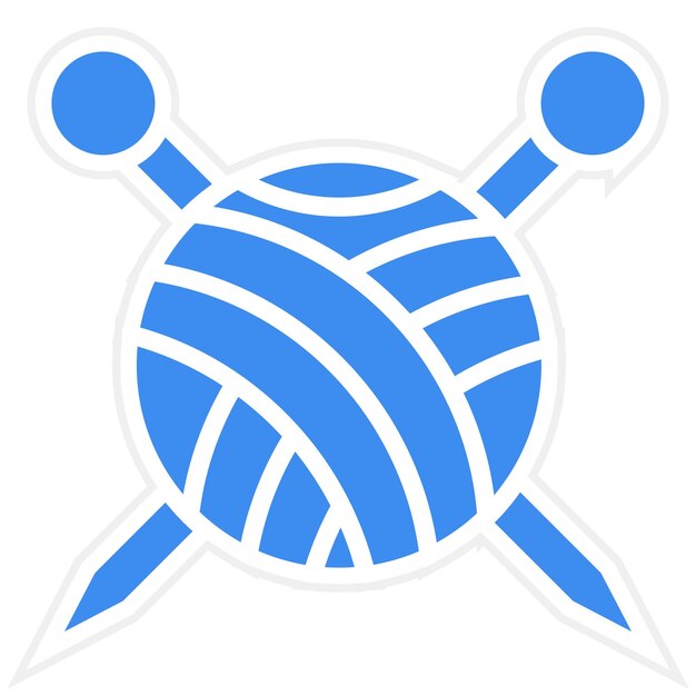Estilo del icono de tejer