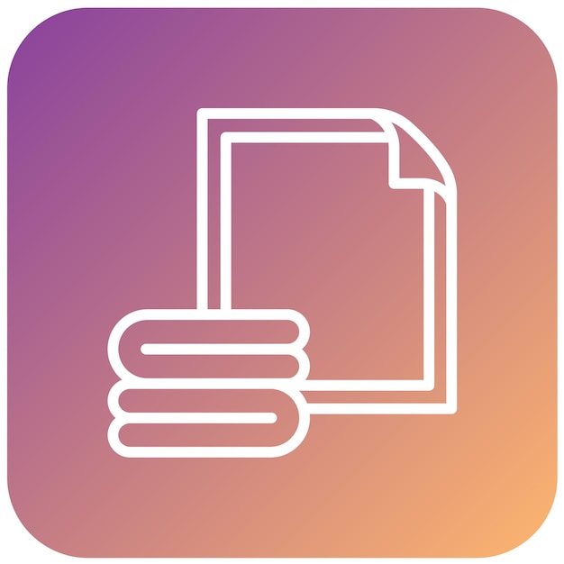 Estilo de icono de tela de microfibra de diseño vectorial