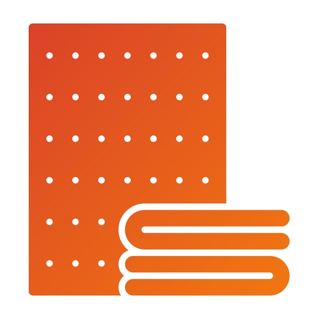 Estilo de icono de tela de microfibra de diseño vectorial