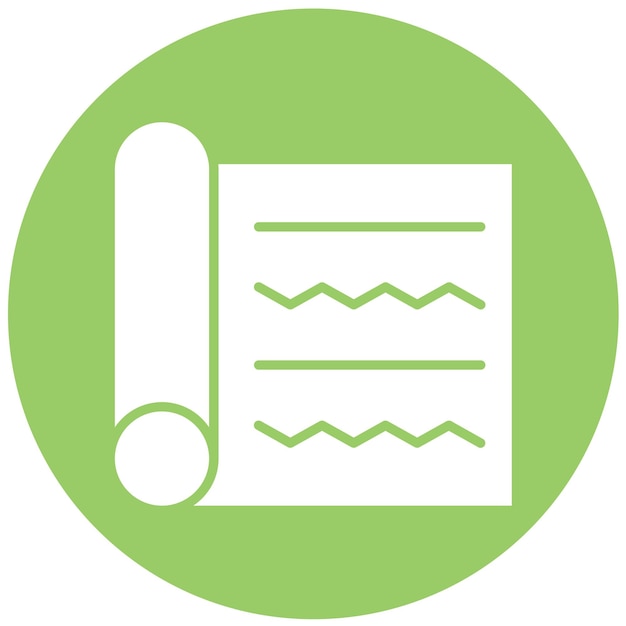 Estilo de icono de las telas de diseño vectorial