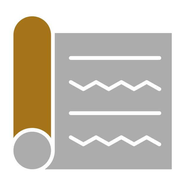 Estilo de icono de las telas de diseño vectorial