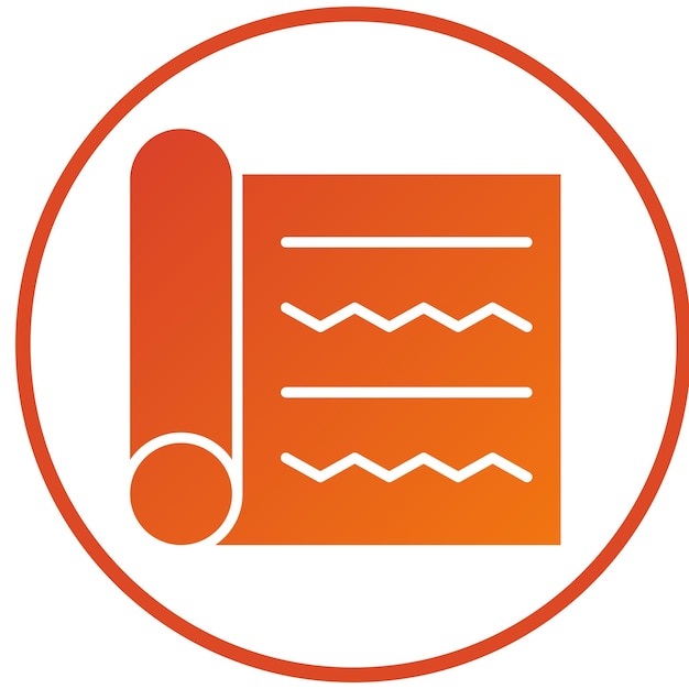 Estilo de icono de las telas de diseño vectorial