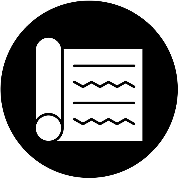 Estilo de icono de las telas de diseño vectorial