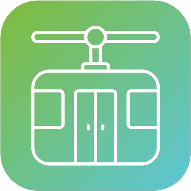 Estilo del icono del teleférico