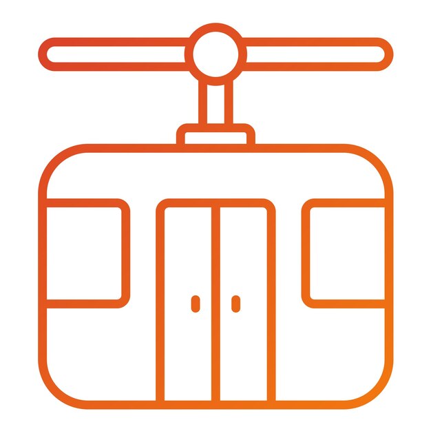 Estilo del icono del teleférico