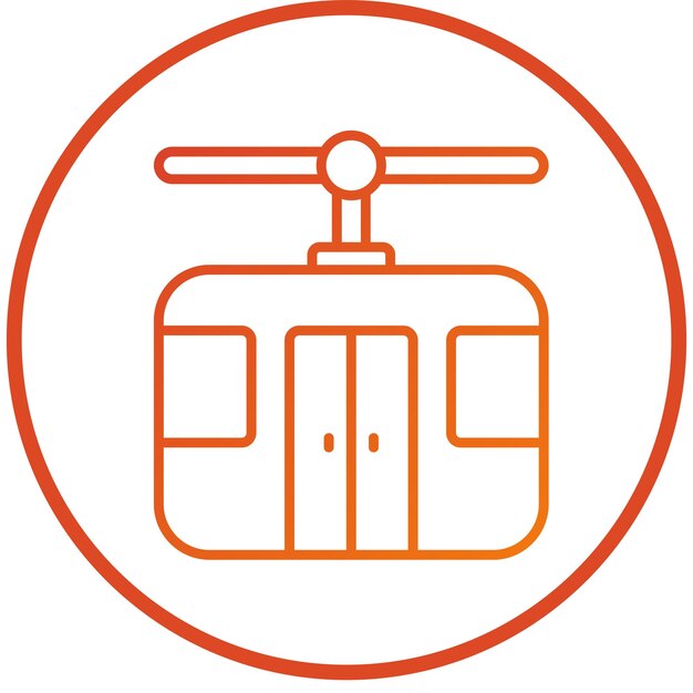 Estilo del icono del teleférico
