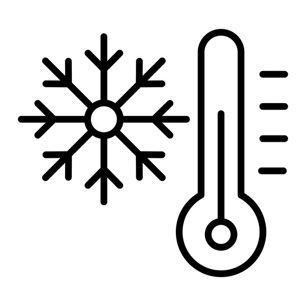 Estilo del icono de temperatura Estilo