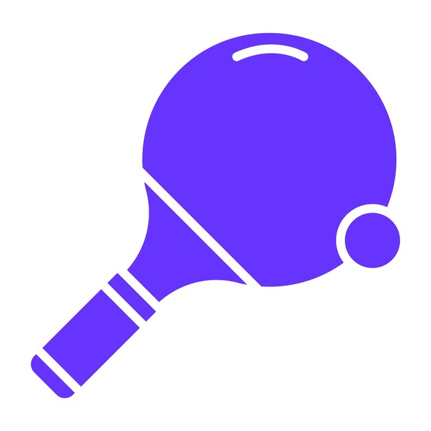 Estilo del icono del tenis de mesa