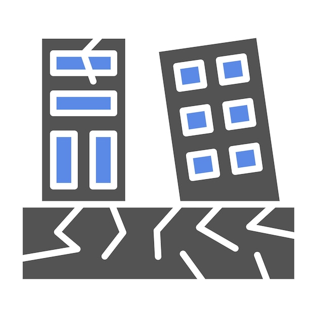 Estilo del icono del terremoto