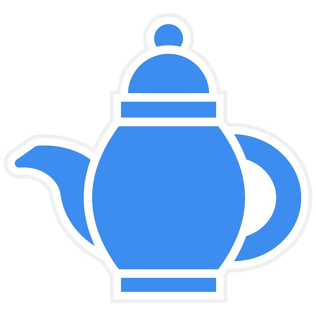 Estilo del icono de la tetera