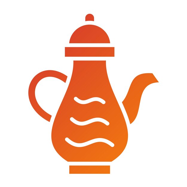 Estilo del icono de la tetera