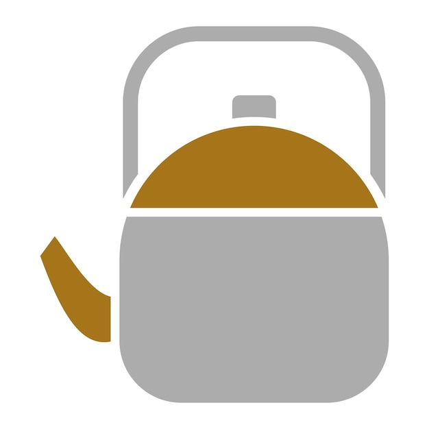 Estilo del icono de la tetera