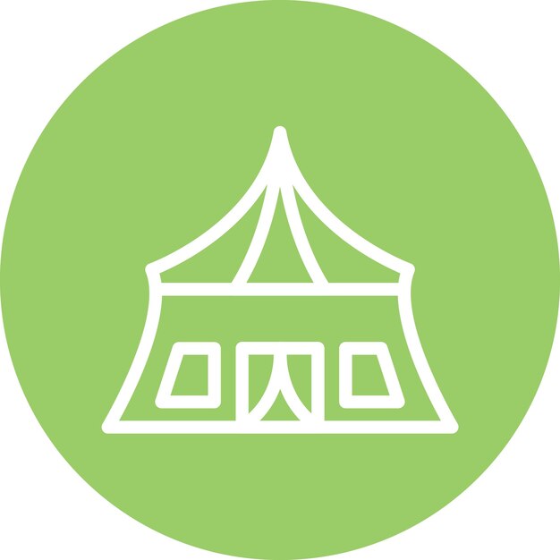 Estilo del icono de la tienda del ejército