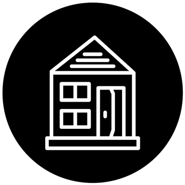 Estilo de icono de la tienda de tatuajes de diseño vectorial