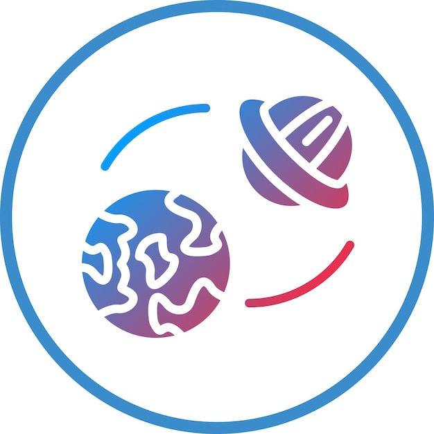 Estilo del icono de la Tierra OVNI