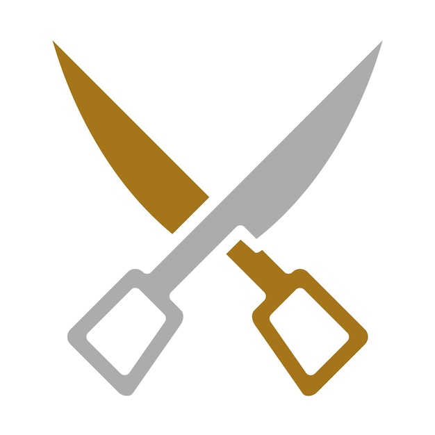 Estilo del icono de las tijeras de diseño vectorial