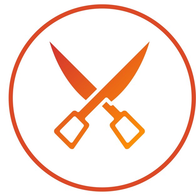 Estilo del icono de las tijeras de diseño vectorial