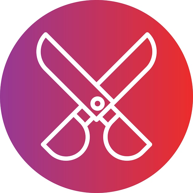 Estilo del icono de las tijeras