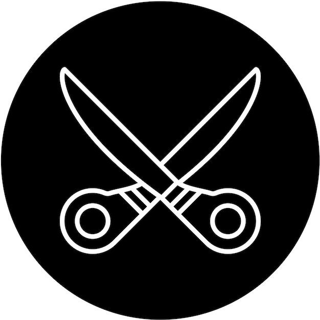Estilo del icono de las tijeras