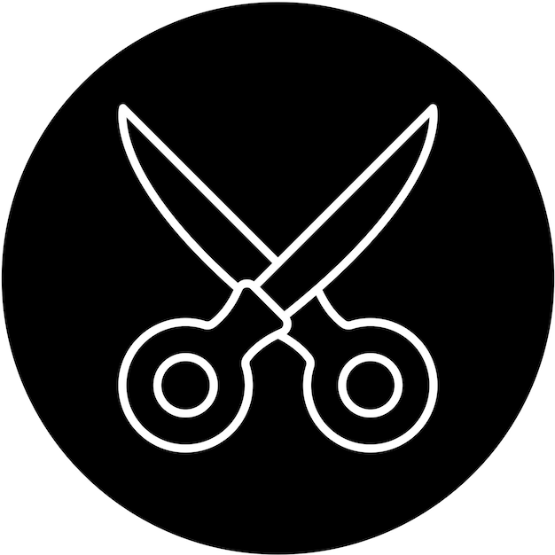 Estilo del icono de las tijeras