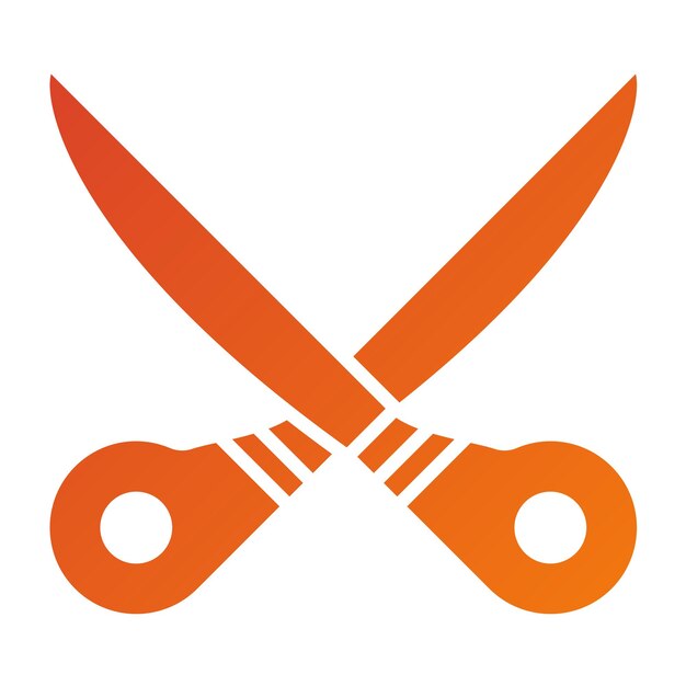 Estilo del icono de las tijeras