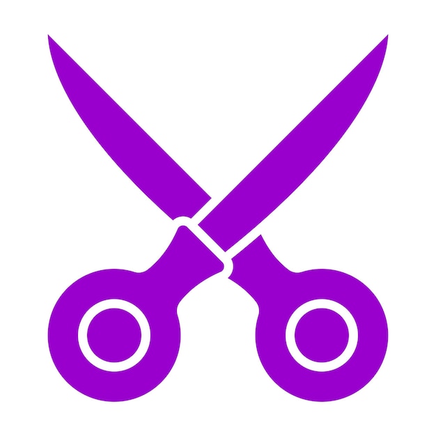 Estilo del icono de las tijeras