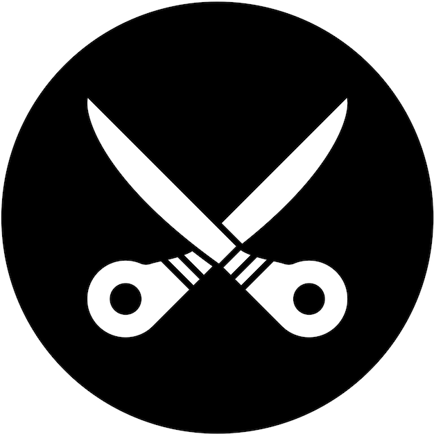Estilo del icono de las tijeras