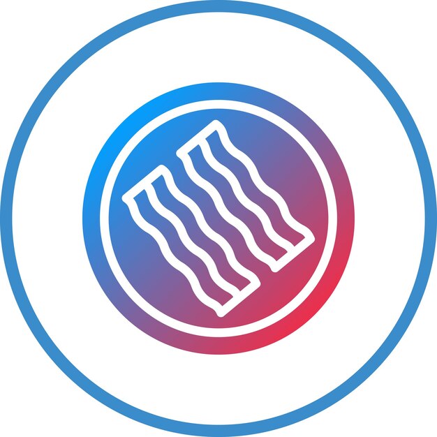 Estilo del icono del tocino