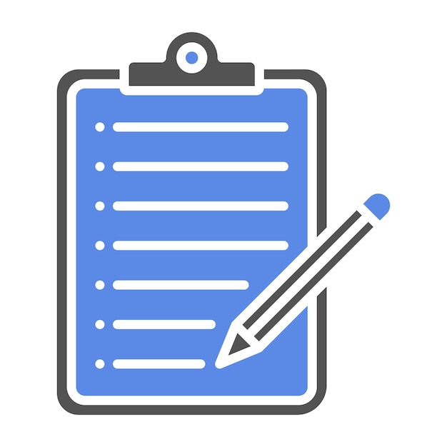 Estilo del icono para tomar notas