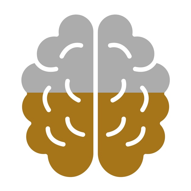 Estilo de icono de tormenta de ideas de diseño vectorial