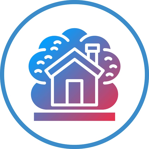 Estilo del icono de la tormenta de polvo