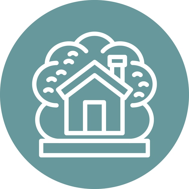 Estilo del icono de la tormenta de polvo