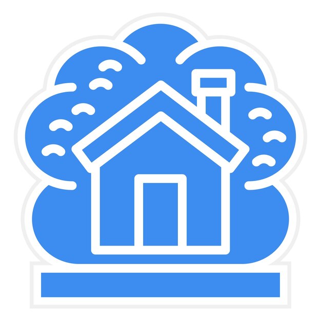 Estilo del icono de la tormenta de polvo