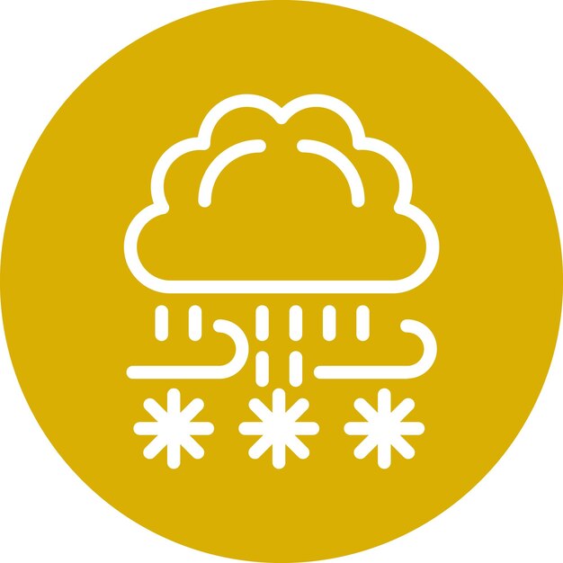 Estilo del icono de la tormenta