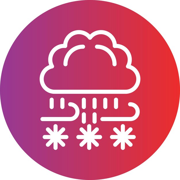 Estilo del icono de la tormenta
